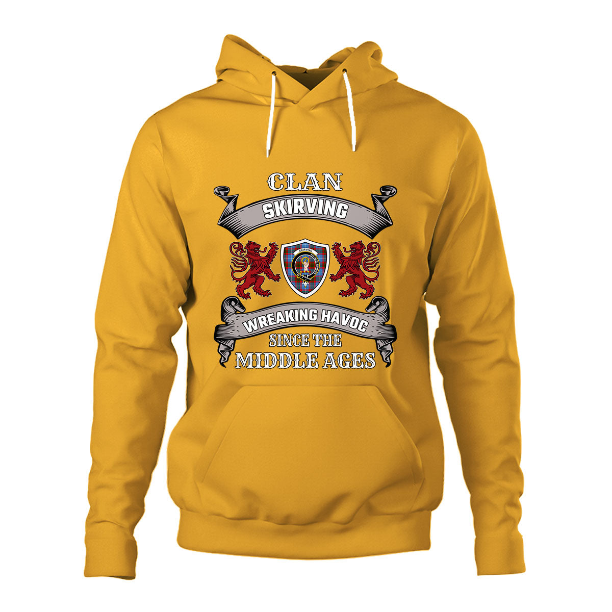 Skirving Family Tartan - 2D Unisex Hoodie