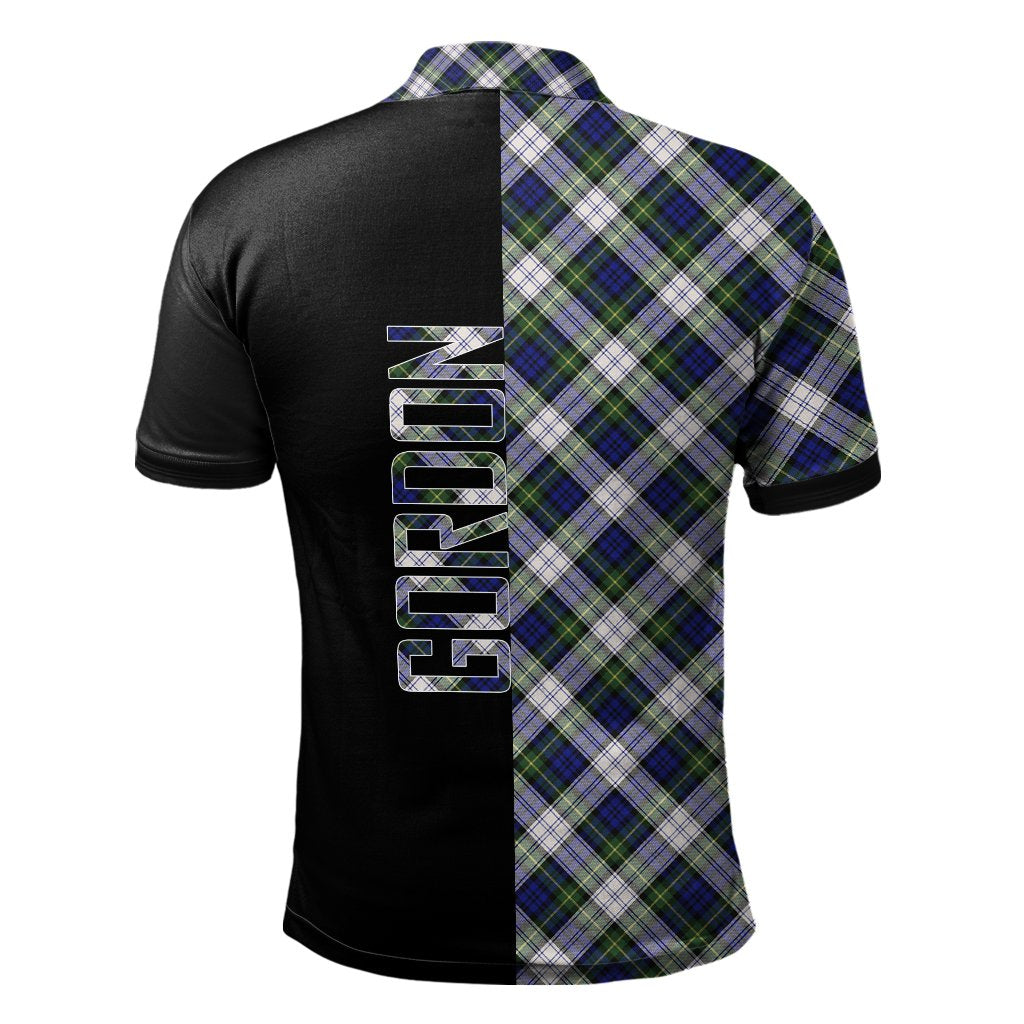 Gordon Dress Modern Tartan Polo Shirt Half of Me - Cross Style