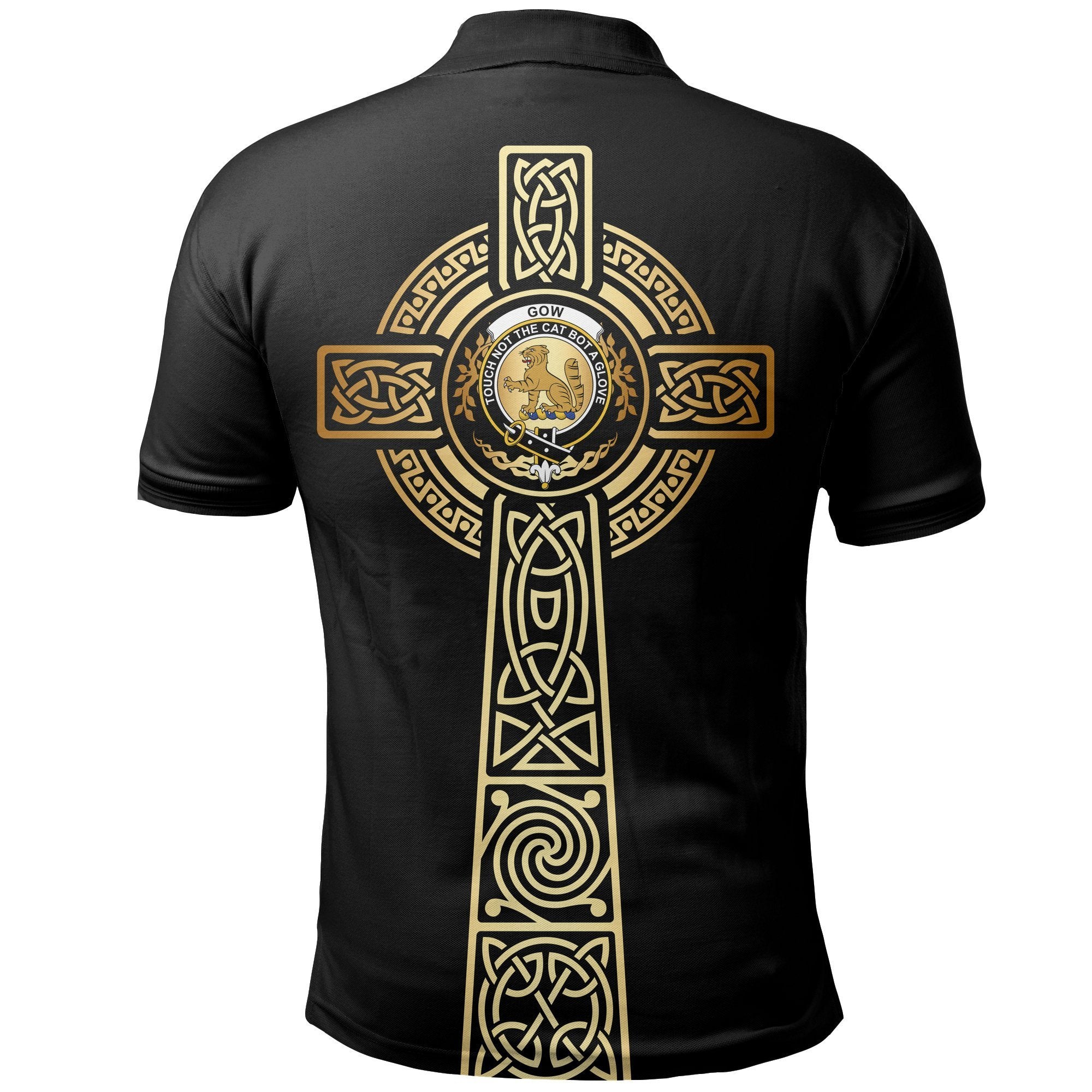 Gow (or McGouan) Clan Unisex Polo Shirt - Celtic Tree Of Life