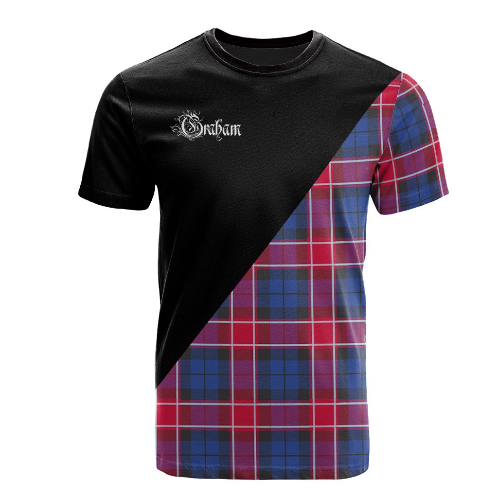 Graham of Menteith Red Tartan - Military T-Shirt