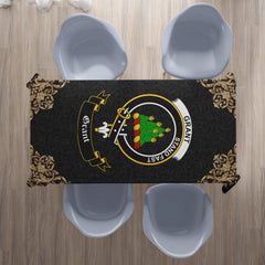 Grant Crest Tablecloth - Black Style