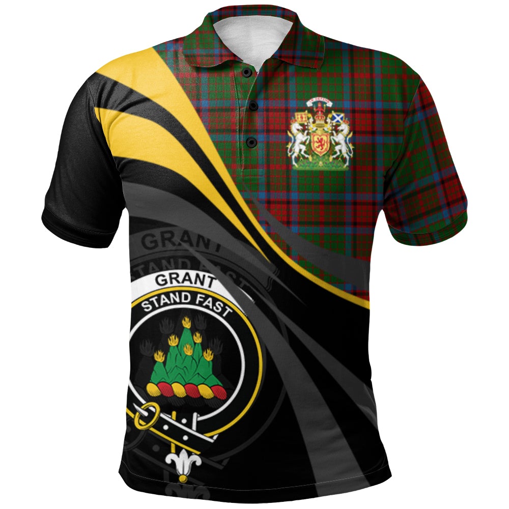 Grant of Monymusk Tartan Polo Shirt - Royal Coat Of Arms Style