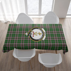 Gray Hunting Tartan Crest Tablecloth