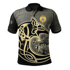 Haig Tartan Polo Shirt Viking Wolf