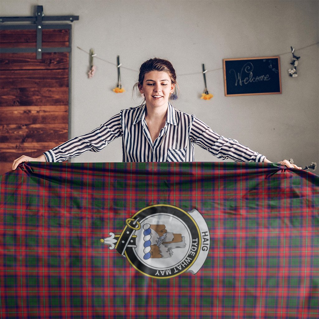 Haig Tartan Crest Tablecloth