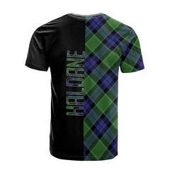 Haldane Tartan T-Shirt Half of Me - Cross Style