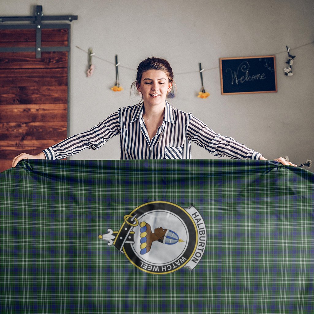 Haliburton Tartan Crest Tablecloth