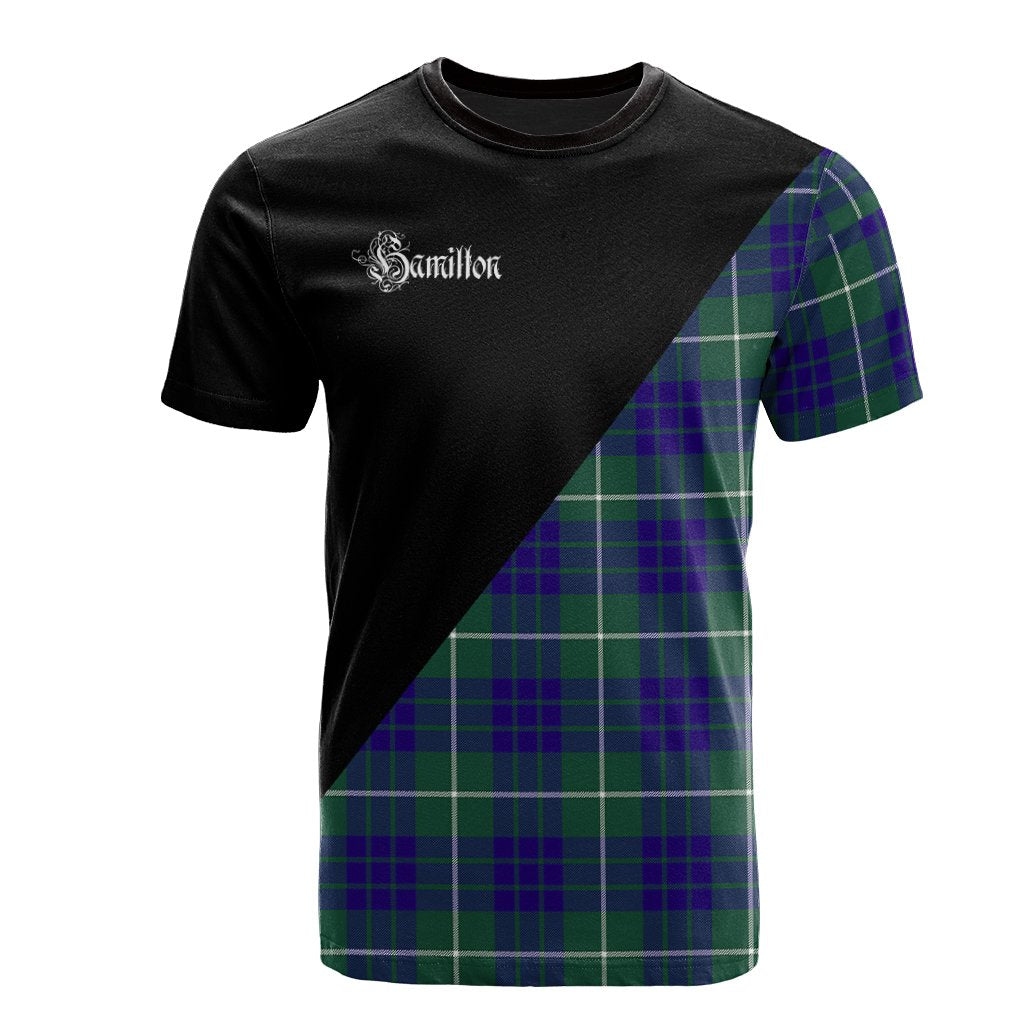 Hamilton Hunting Modern Tartan - Military T-Shirt