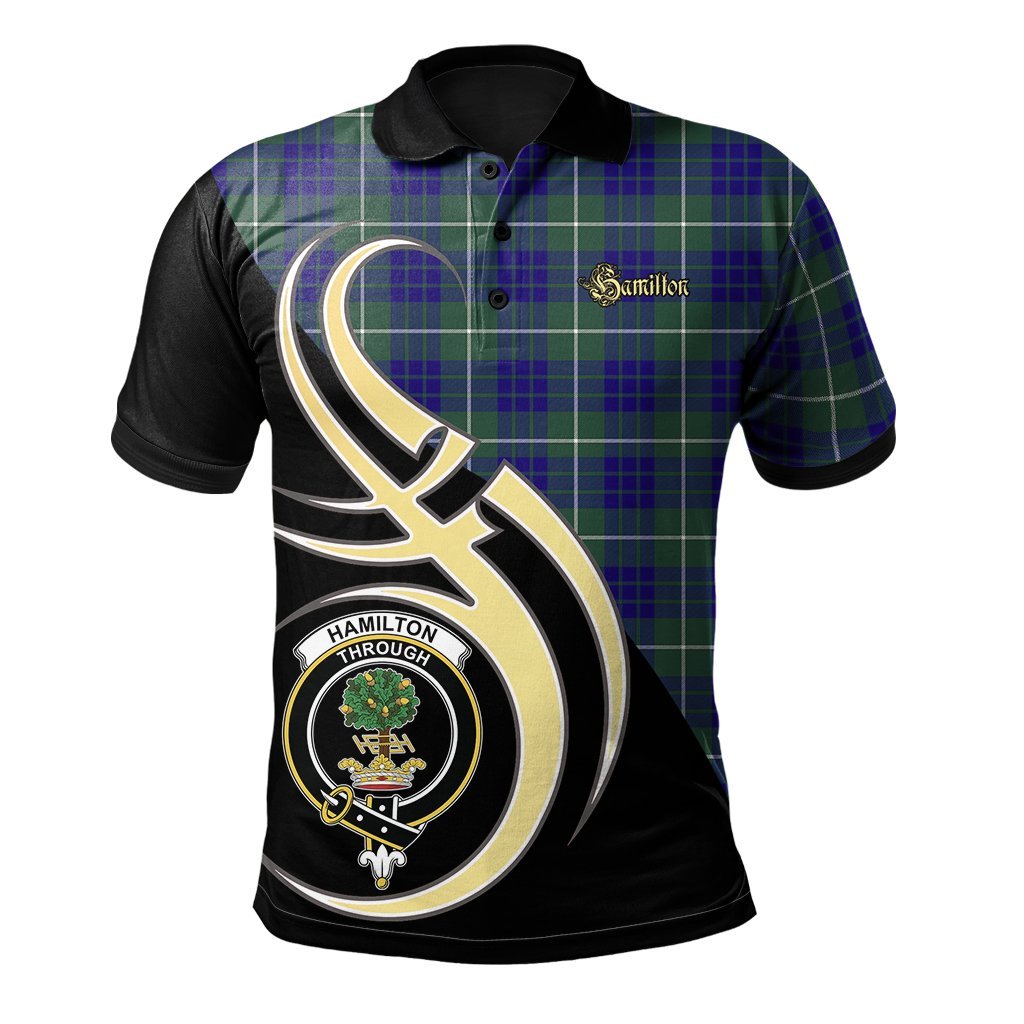 Hamilton Hunting Modern Tartan Polo Shirt - Believe In Me Style