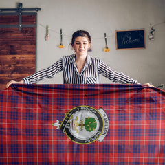 Hamilton Tartan Crest Tablecloth