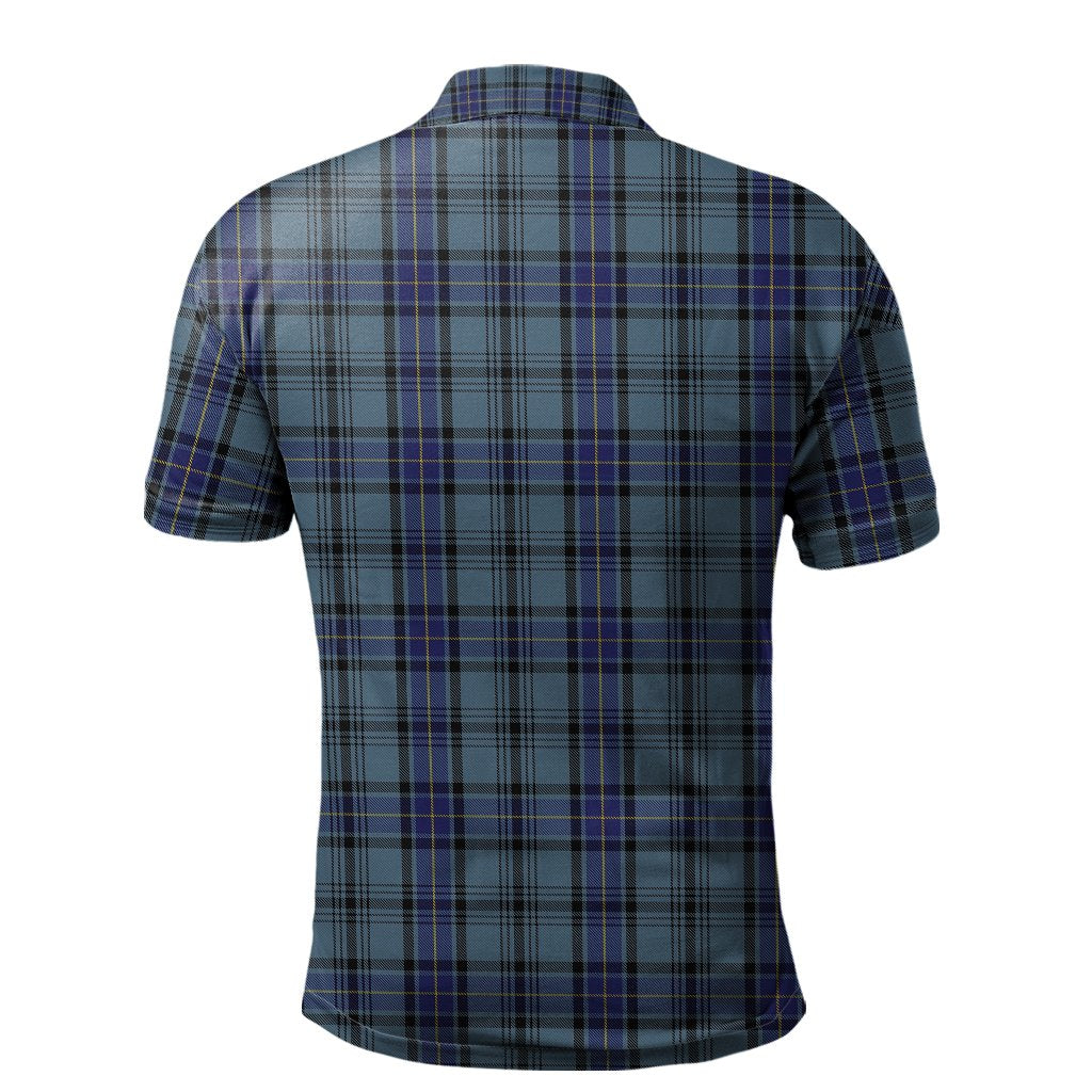 Hannay Blue Tartan Polo Shirt