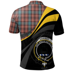 Hannay Dress Tartan Polo Shirt - Royal Coat Of Arms Style