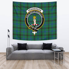 Henderson Ancient Tartan Crest Tapestry