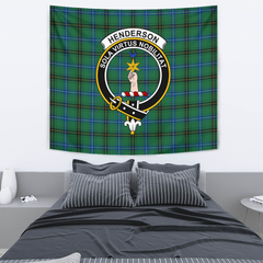 Henderson Ancient Tartan Crest Tapestry