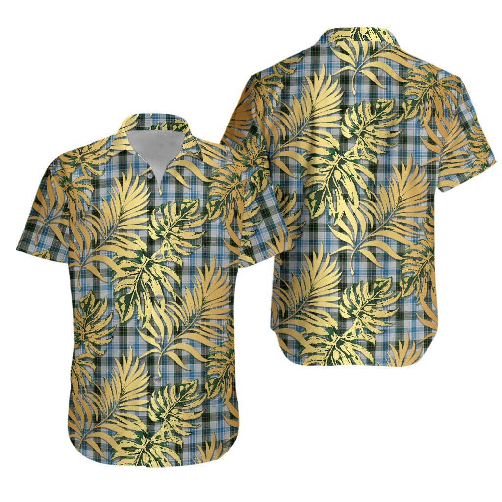 Henderson Dress 1 Tartan Vintage Leaves Hawaiian Shirt