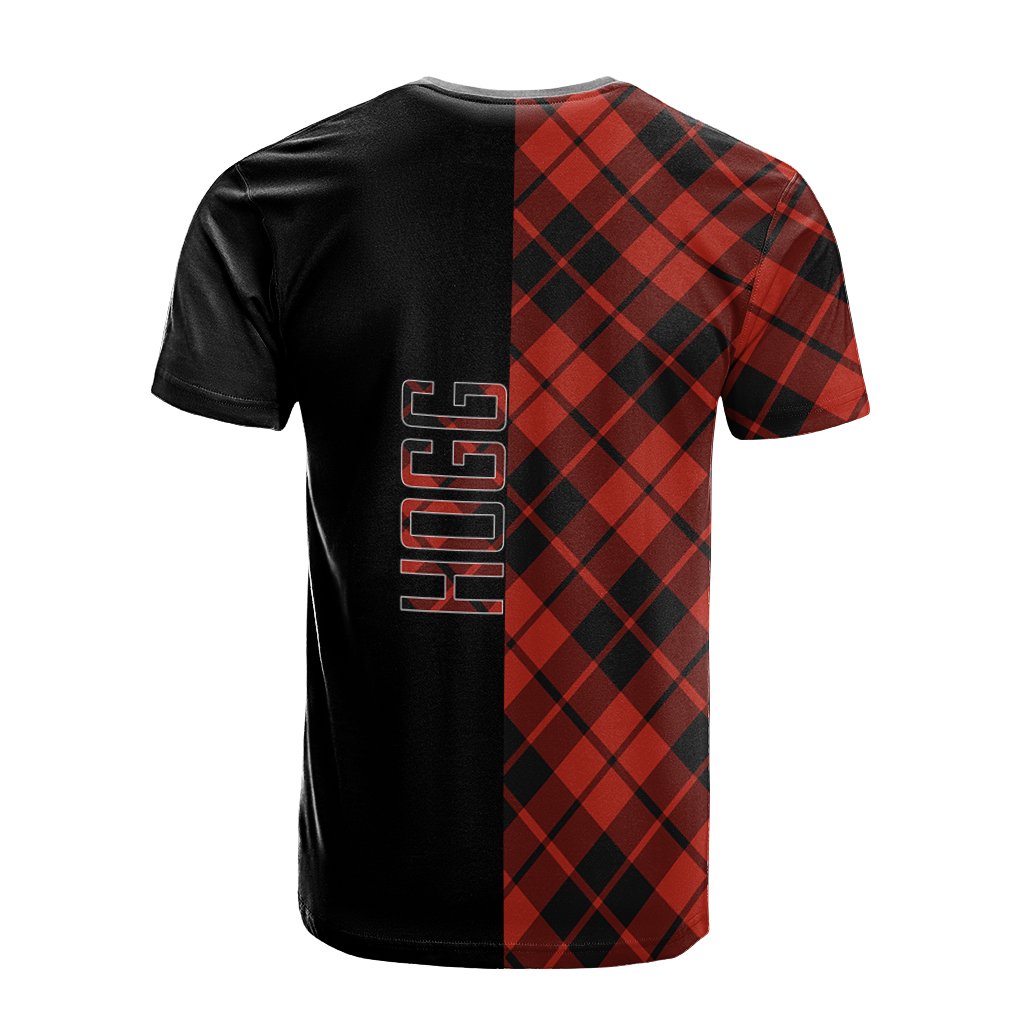 Hogg Tartan T-Shirt Half of Me - Cross Style