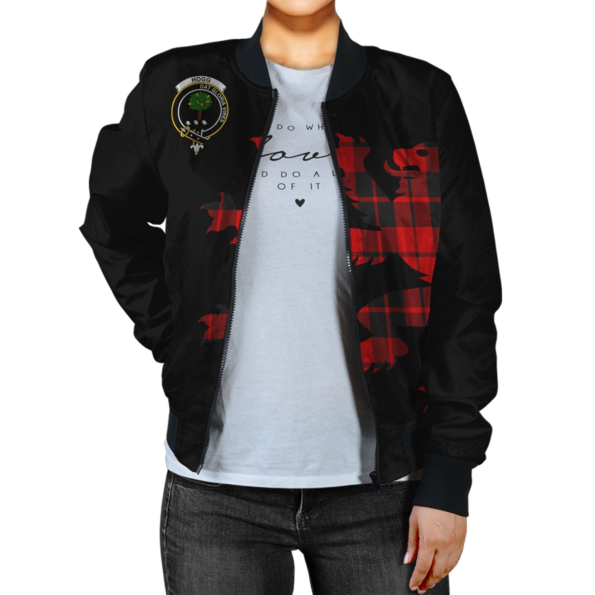 Hogg Tartan Bomber Jacket Lion & Thistle