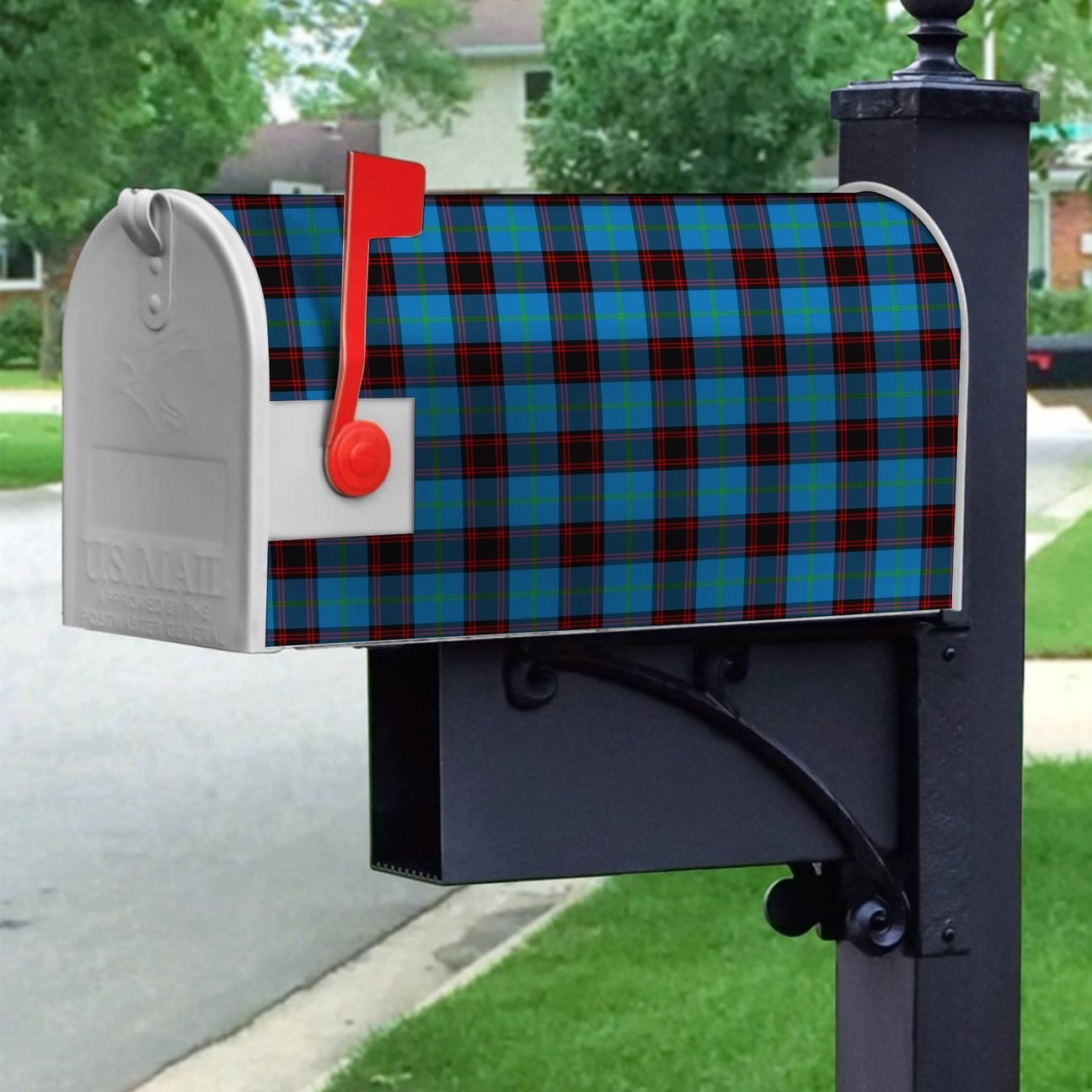 Home Ancient Tartan Crest Mailbox