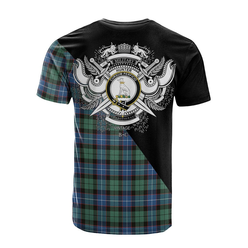 Hunter Ancient Tartan - Military T-Shirt