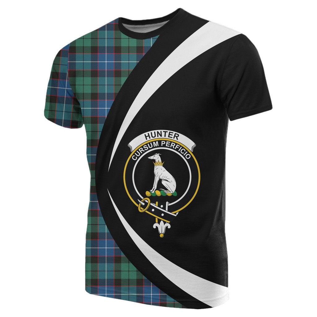 Hunter Ancient Tartan Crest Circle T-shirt