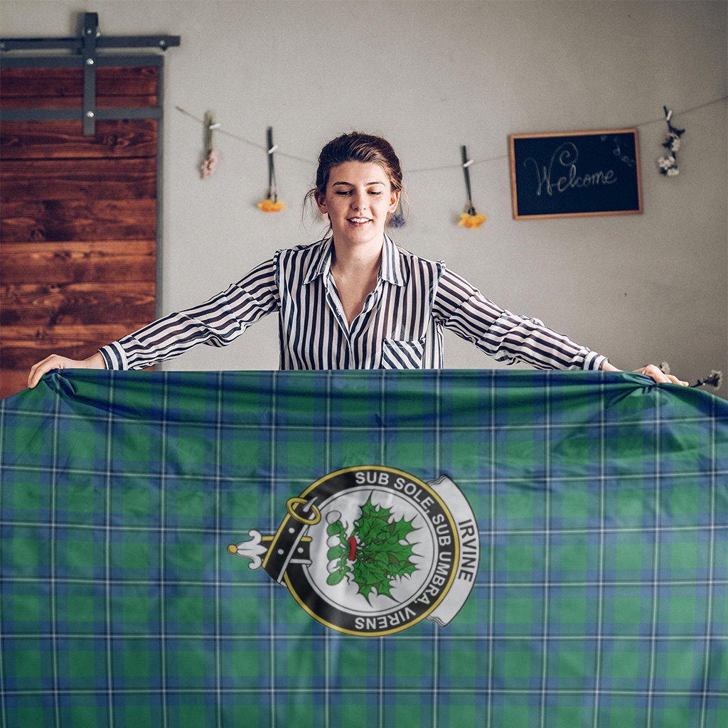 Irvine Tartan Crest Tablecloth