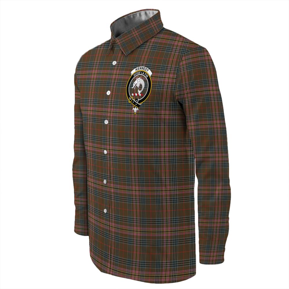 Kennedy Weathered Tartan Long Sleeve Button Shirt