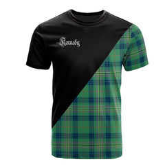 Kennedy Ancient Tartan - Military T-Shirt
