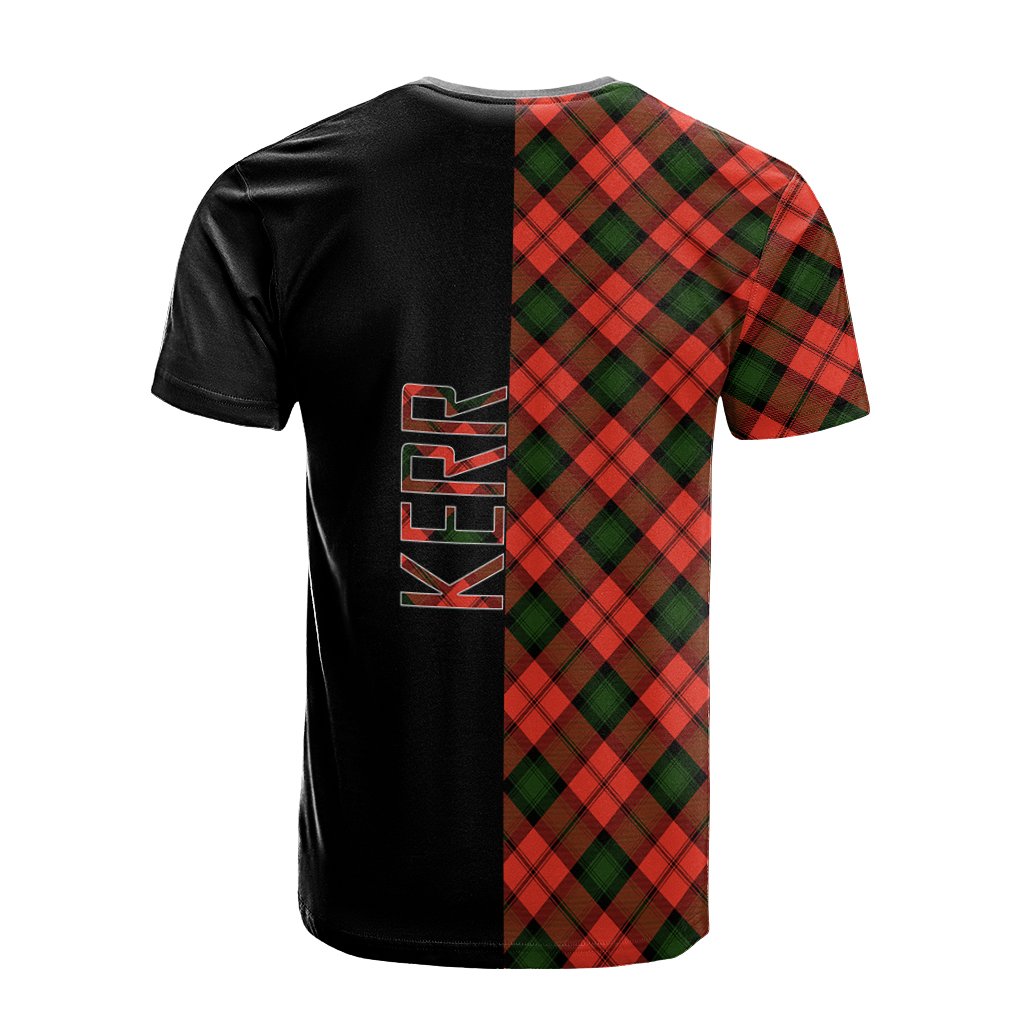 Kerr Modern Tartan T-Shirt Half of Me - Cross Style