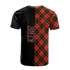 Kerr Modern Tartan T-Shirt Half of Me - Cross Style