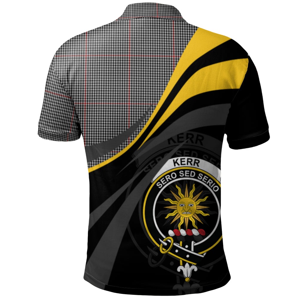 Kerr Shepherd's Plaid Tartan Polo Shirt - Royal Coat Of Arms Style