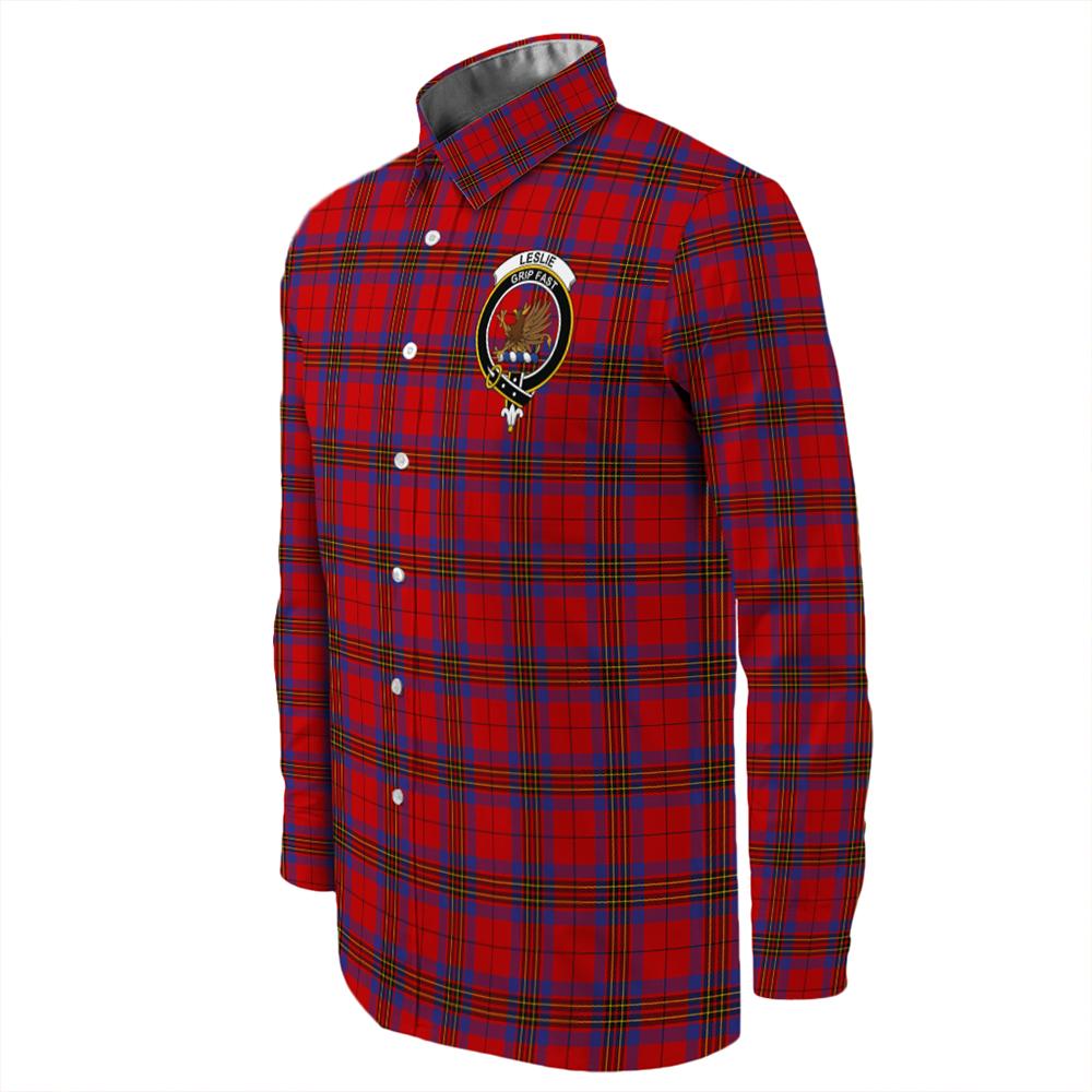 Leslie Modern Tartan Long Sleeve Button Shirt