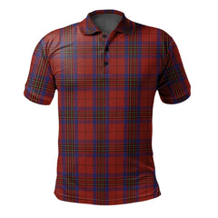 Leslie Red Tartan Polo Shirt