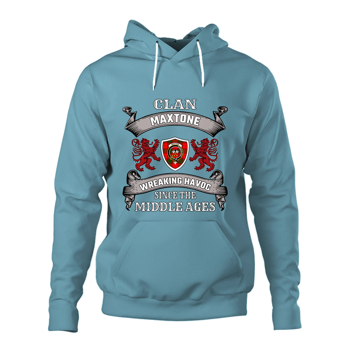 Maxtone Family Tartan - 2D Unisex Hoodie