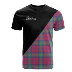 Lindsay Ancient Tartan - Military T-Shirt