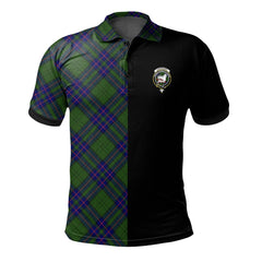 Lockhart Modern Tartan Polo Shirt Half of Me - Cross Style