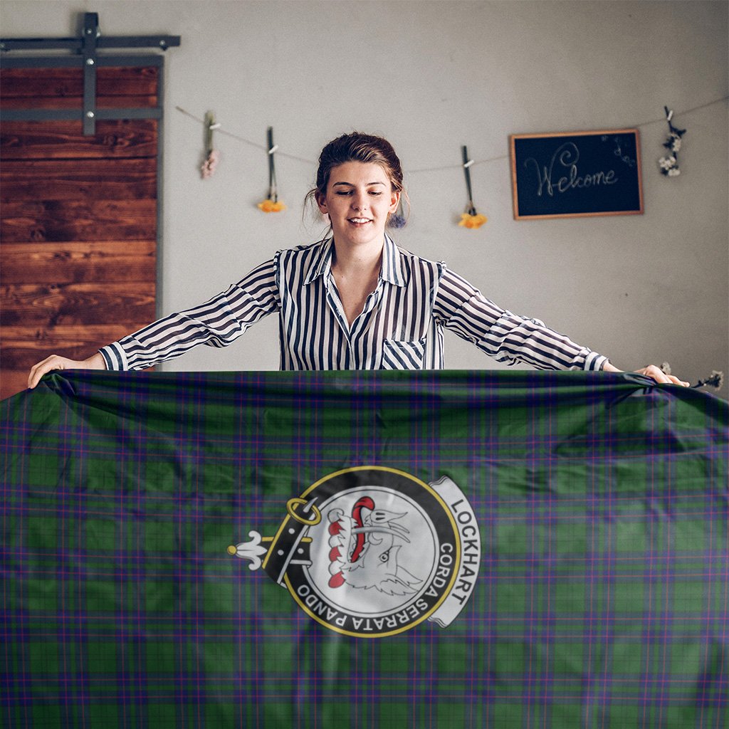 Lockhart Tartan Crest Tablecloth