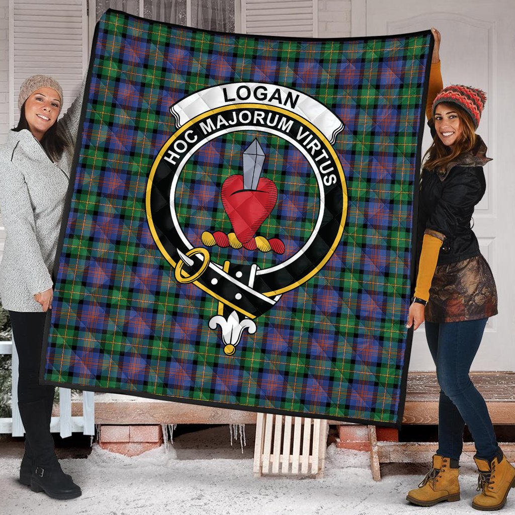 Logan Ancient Tartan Crest Quilt