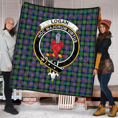Logan Ancient Tartan Crest Quilt