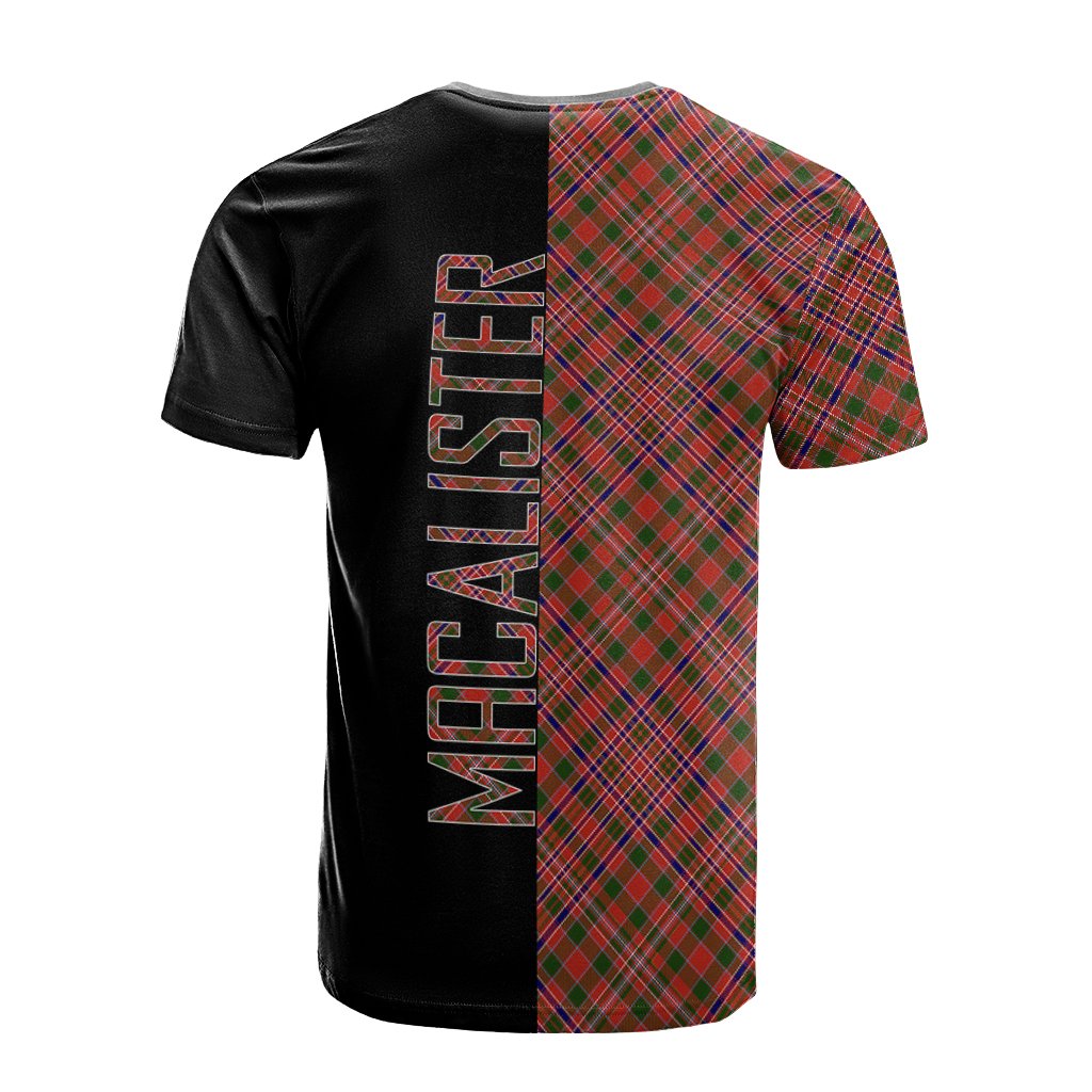 MacAlister Modern Tartan T-Shirt Half of Me - Cross Style