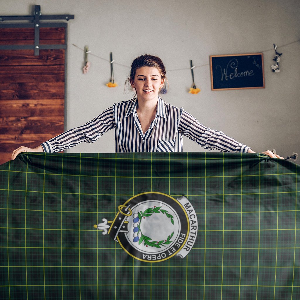 MacArthur Tartan Crest Tablecloth