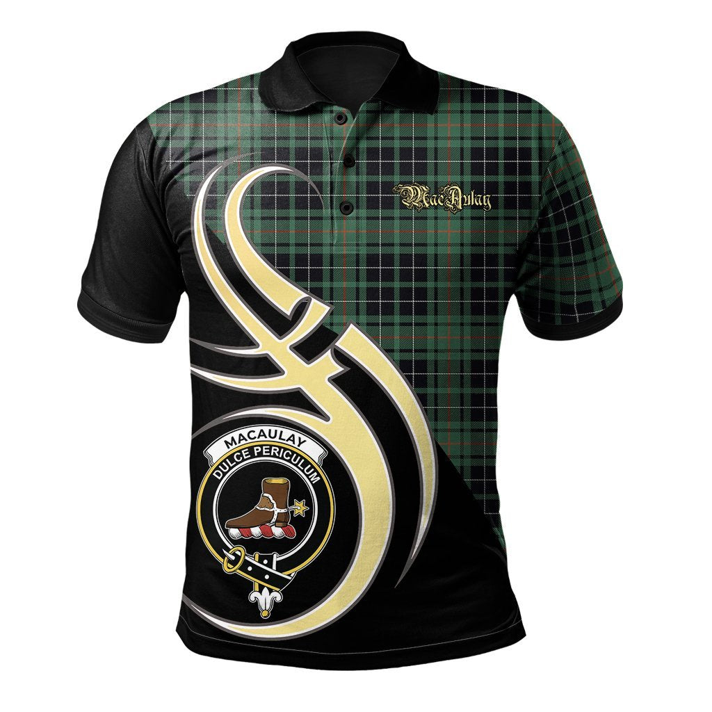 MacAulay Hunting Ancient Tartan Polo Shirt - Believe In Me Style