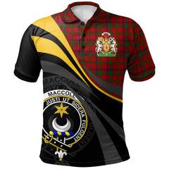 MacColl 01 Tartan Polo Shirt - Royal Coat Of Arms Style
