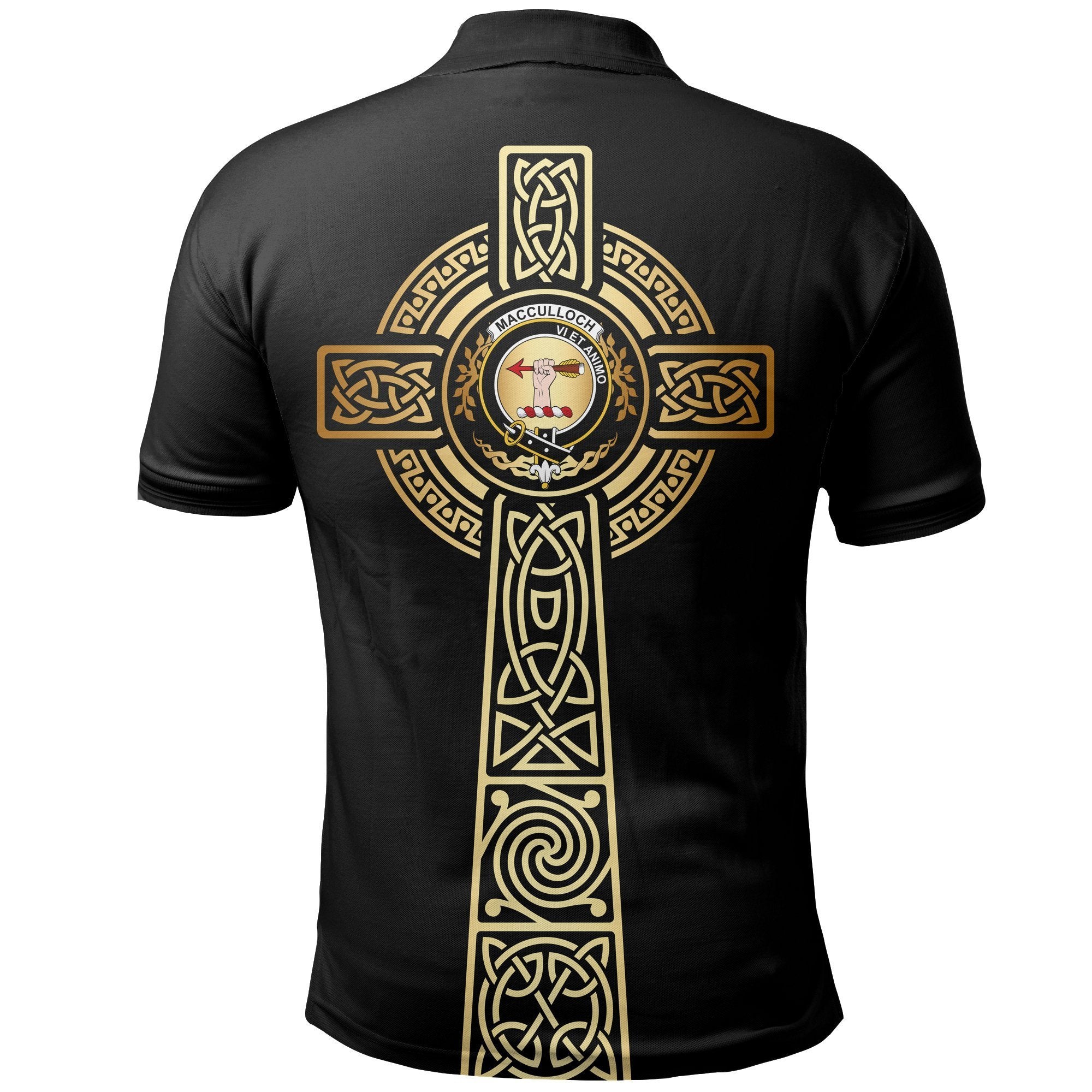 MacCulloch (McCulloch) Clan Unisex Polo Shirt - Celtic Tree Of Life