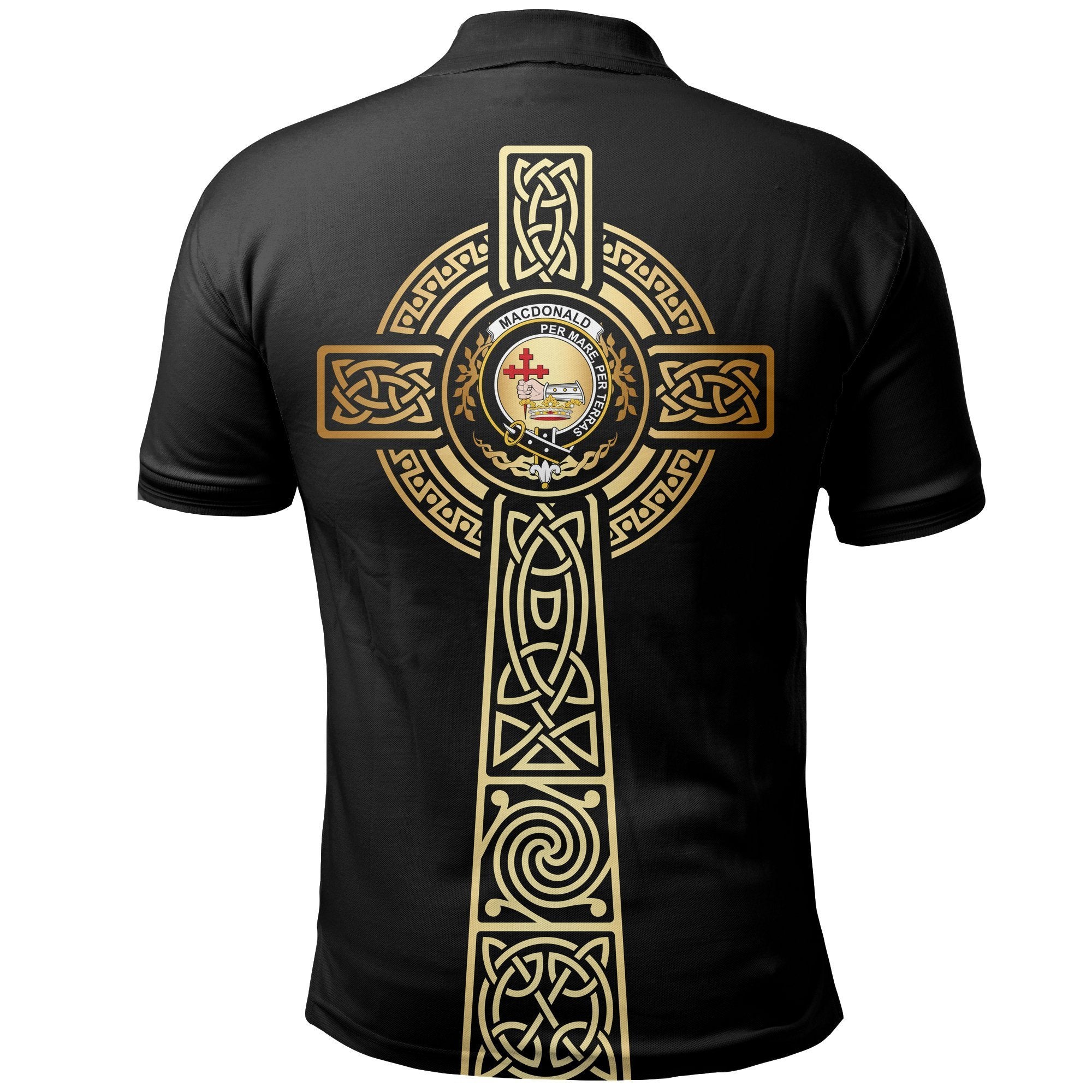 MacDonald (Clan Donald) Clan Unisex Polo Shirt - Celtic Tree Of Life
