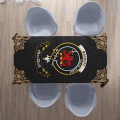 MacDuff Crest Tablecloth - Black Style