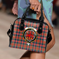 Macduff Ancient Tartan Crest Shoulder Handbag