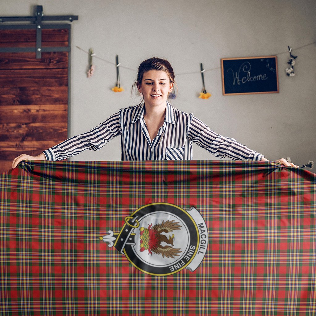 MacGill (Makgill) Tartan Crest Tablecloth