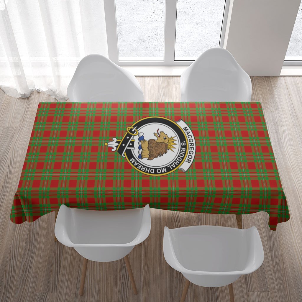 MacGregor Tartan Crest Tablecloth