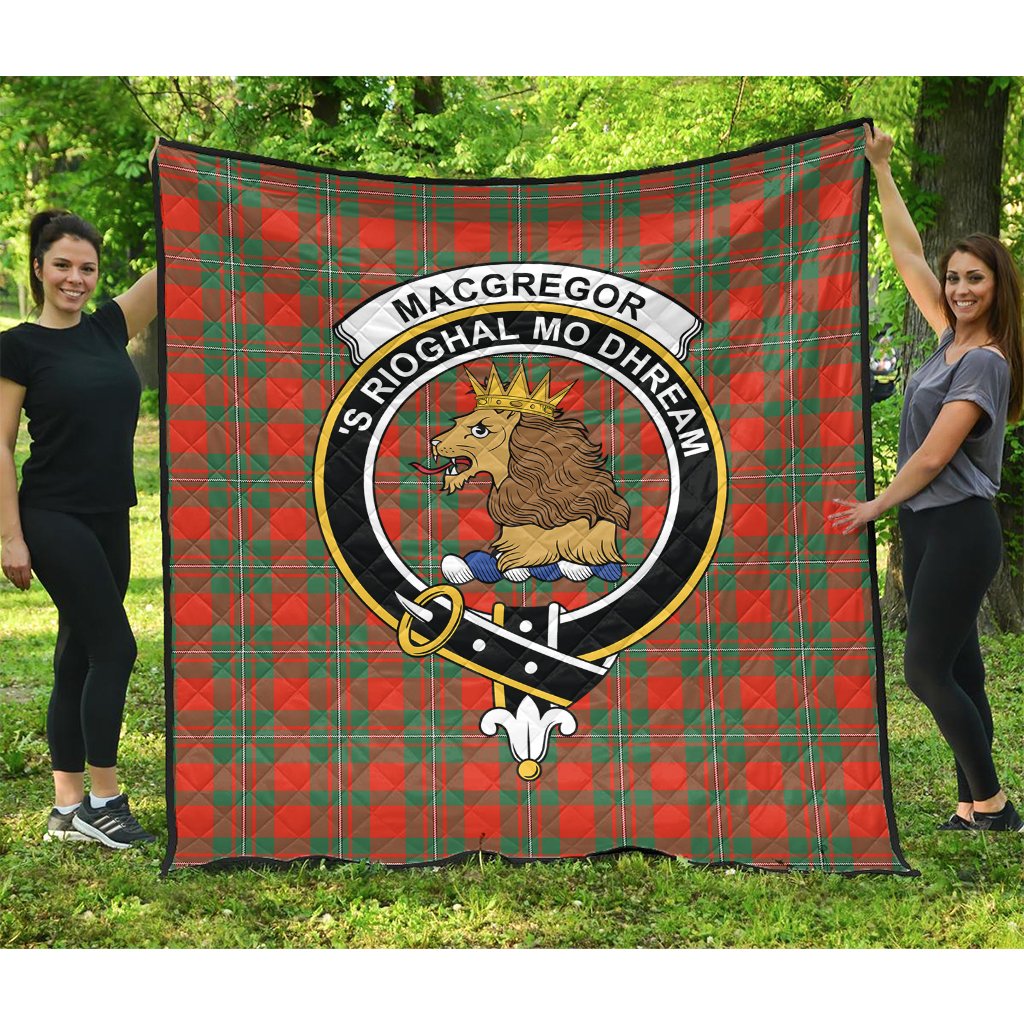 MacGregor Ancient Tartan Crest Quilt