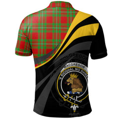MacGregor Modern Tartan Polo Shirt - Royal Coat Of Arms Style